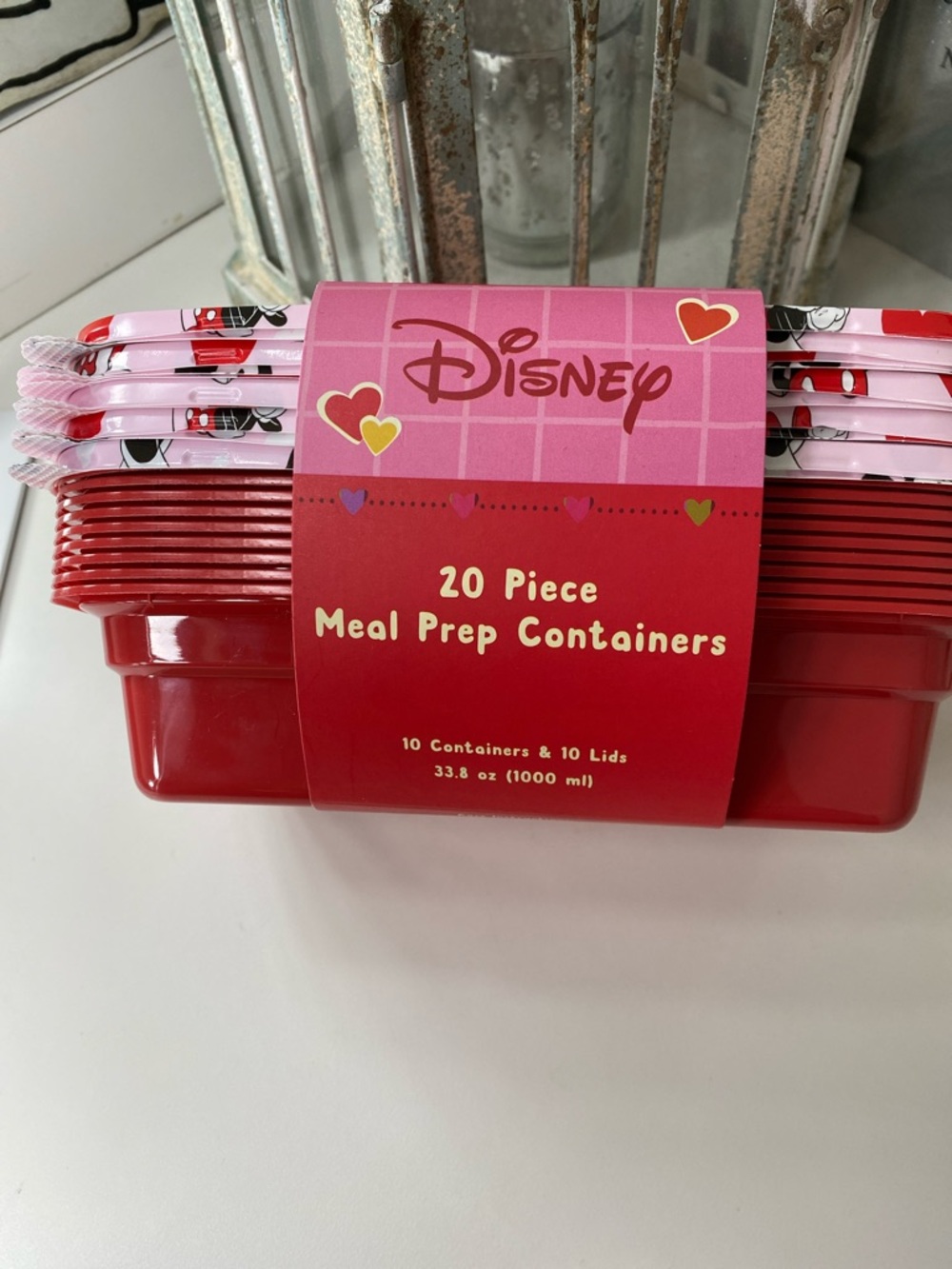 Disney Pink Minnie & Mickey 20-Piece Meal Prep Containers Set - Picture 3 of 3